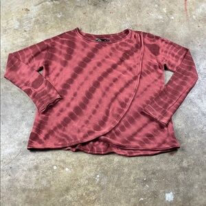 Prana Women's Burgundy Tie-Dye Sweater
Size: Small